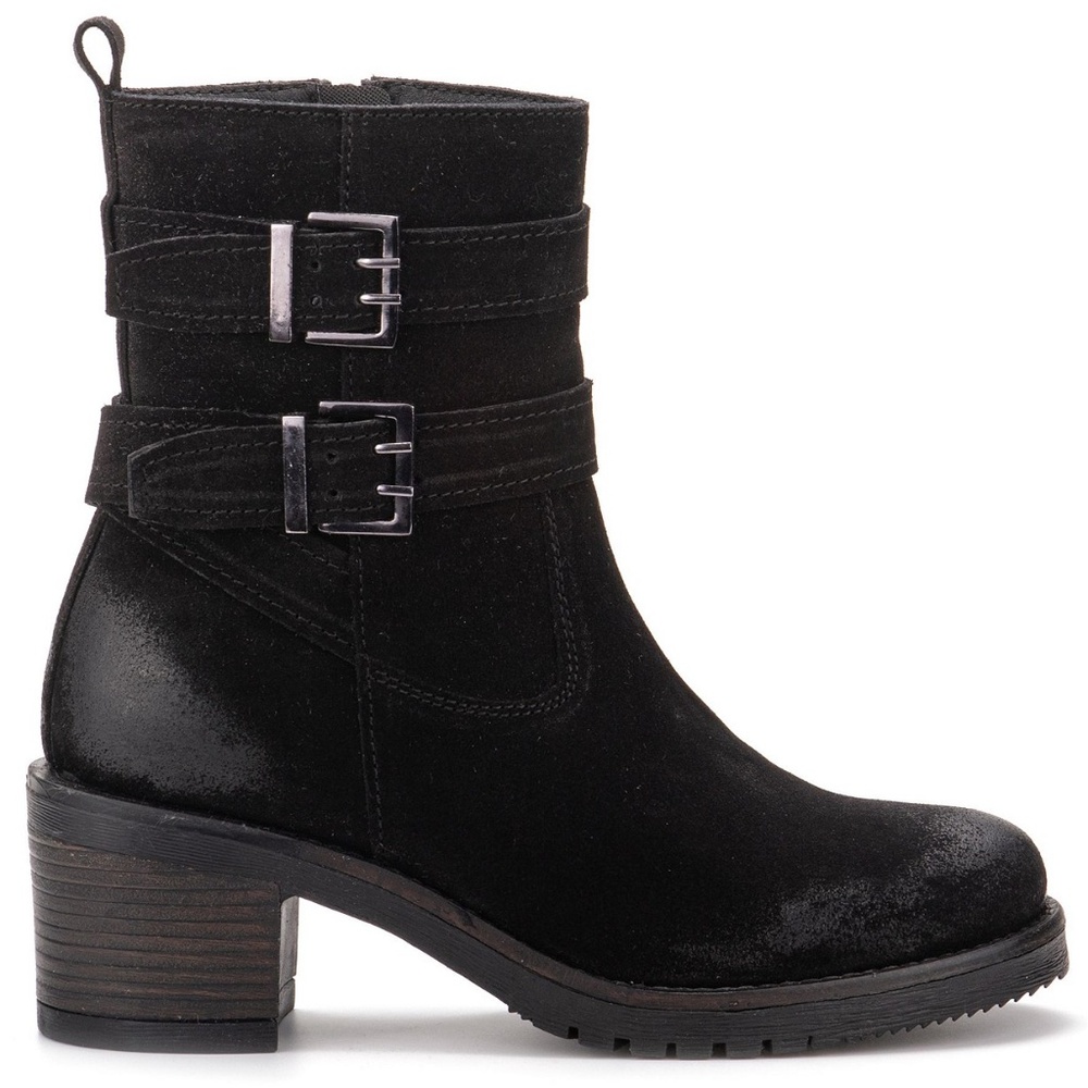 Vintage Foundry – Charmaine Buckled Leather Bootie